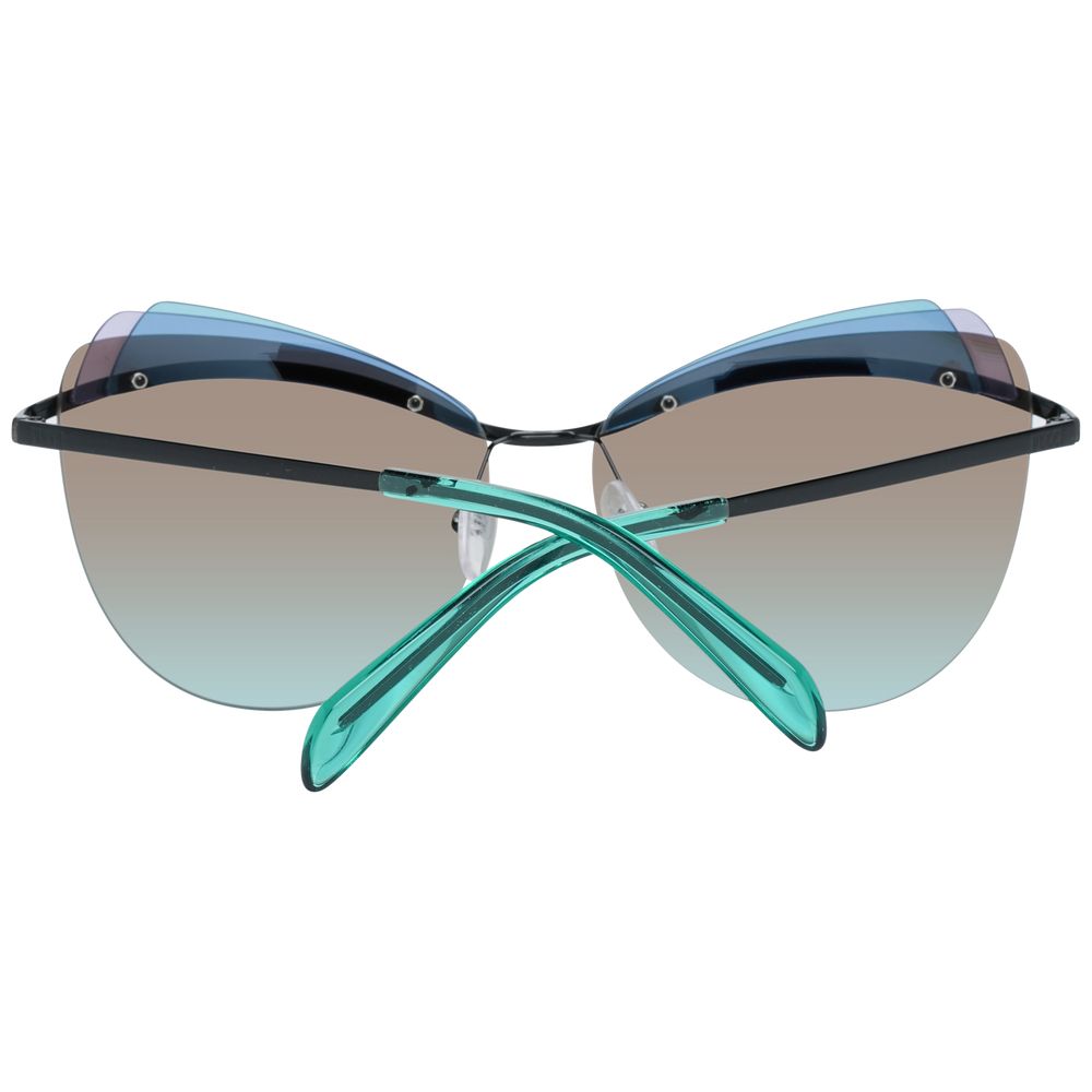 Lunettes de soleil femme vertes Emilio Pucci