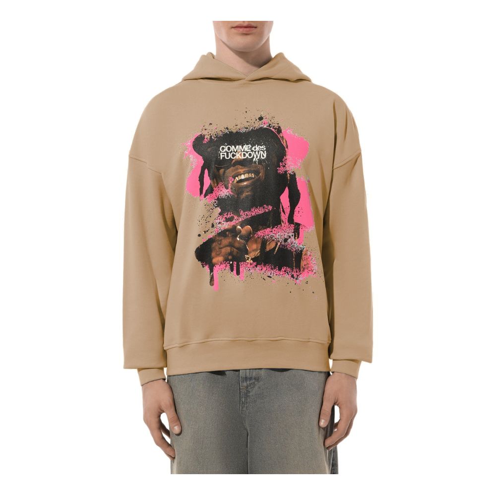 Comme Des Fuckdown Brown Cotton Sweater