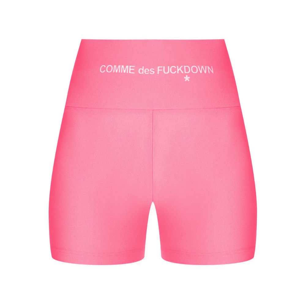 Comme Des Fuckdown Pink Polyester Short