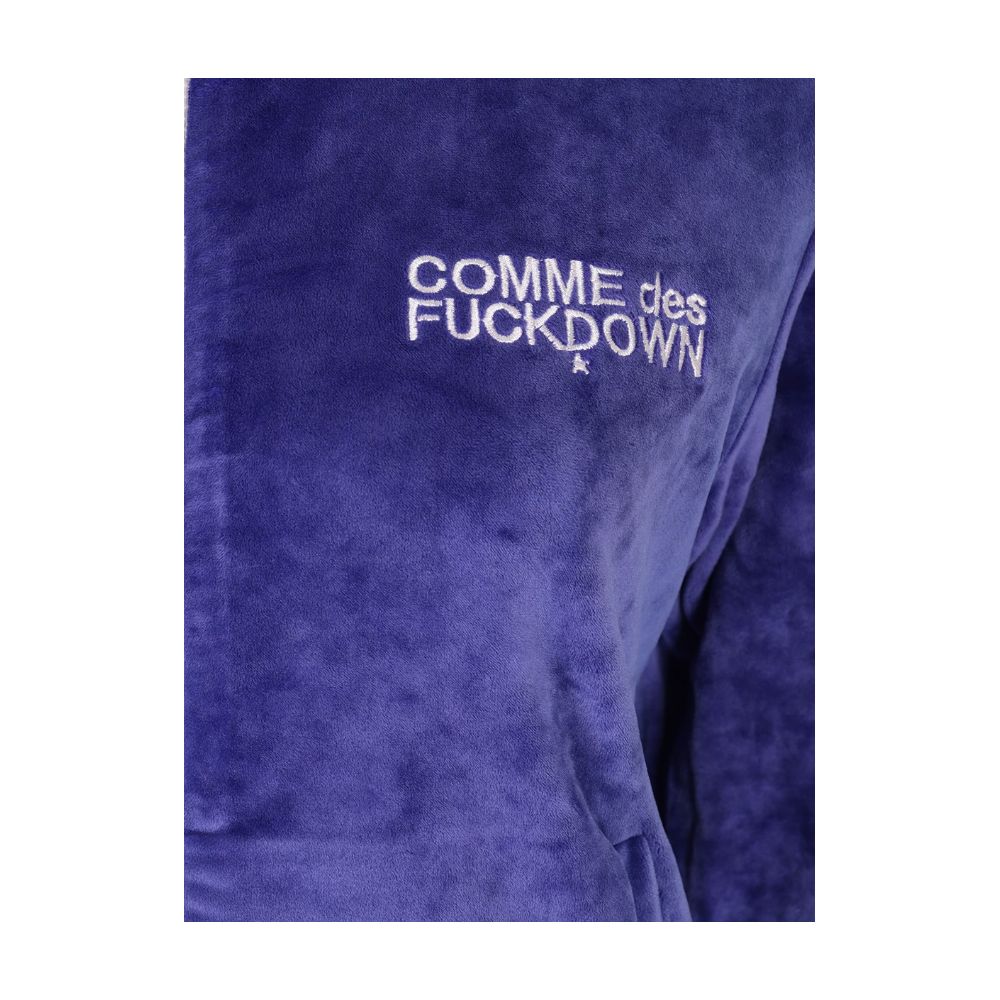 Comme Des Fuckdown Purple Polyester Sweater