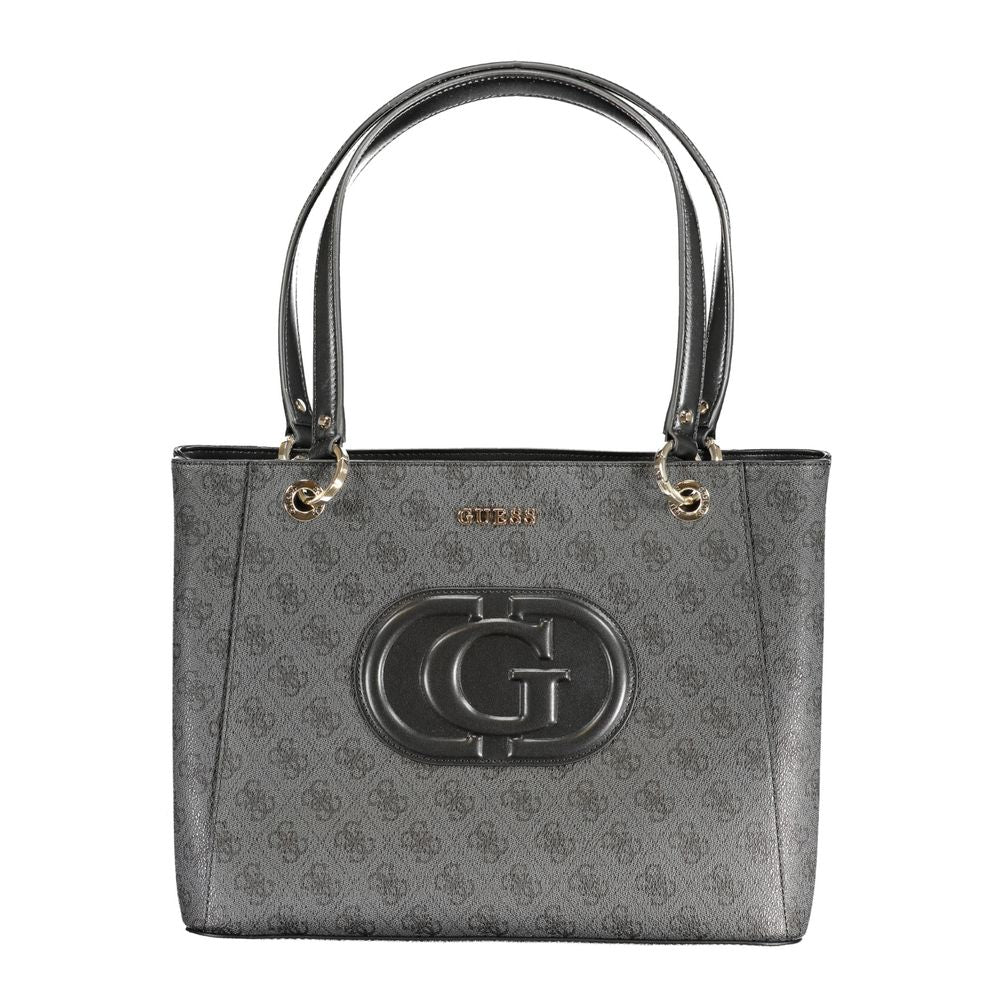 Guess Jeans Gray Polyethylene Handbag