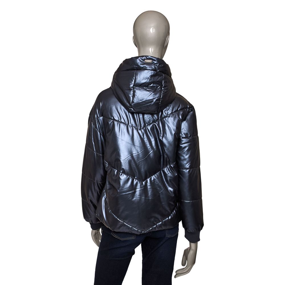 Baldinini Trend "Blue Polyester Women Jacket"