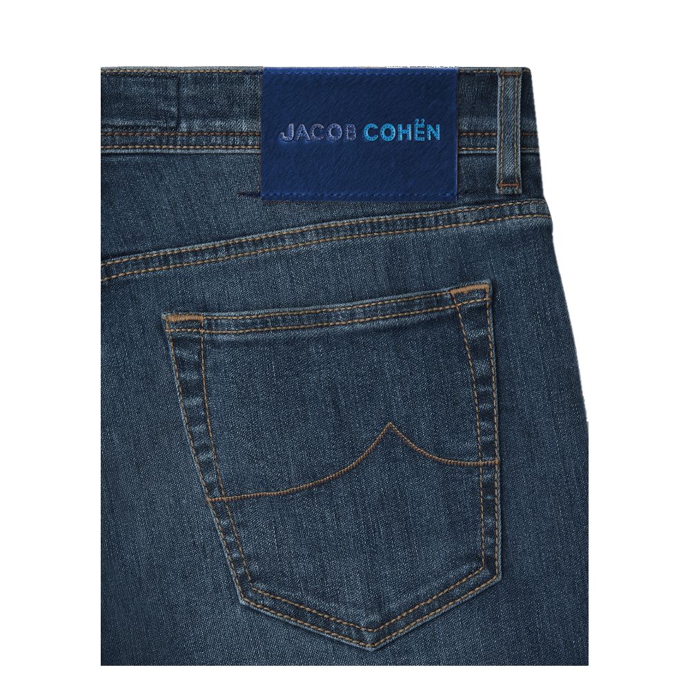 Jacob Cohen Blue Cotton Jeans & Pant