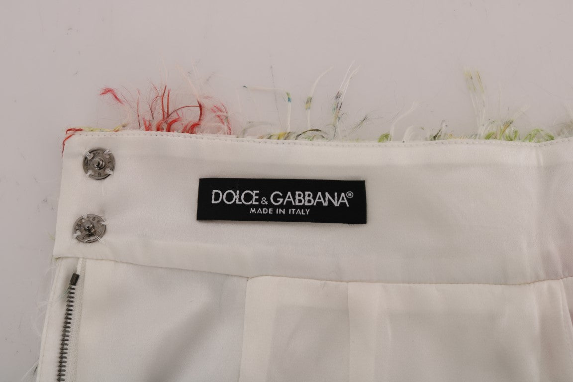 Dolce &amp; Gabbana Jupe crayon élégante taille haute à fleurs