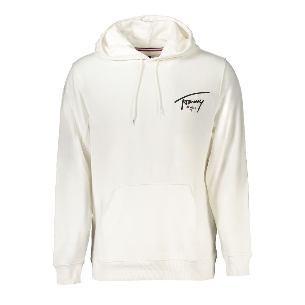 Tommy Hilfiger White Cotton Men Sweater