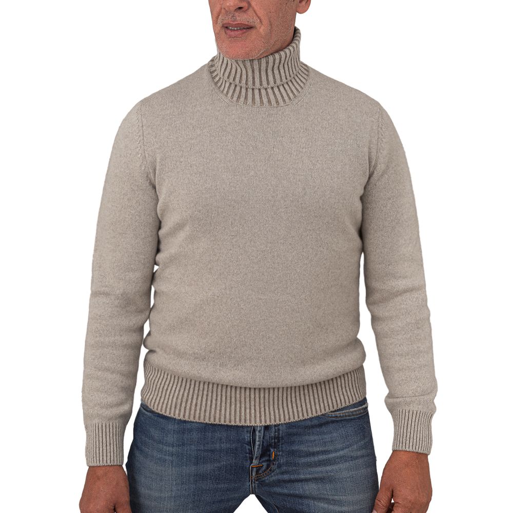 Gran Sasso Beige Cashmere Sweater