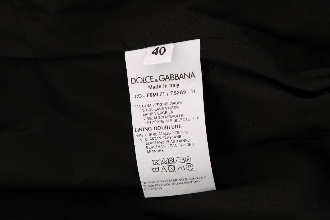 Dolce &amp; Gabbana Chic Robe en laine à pois