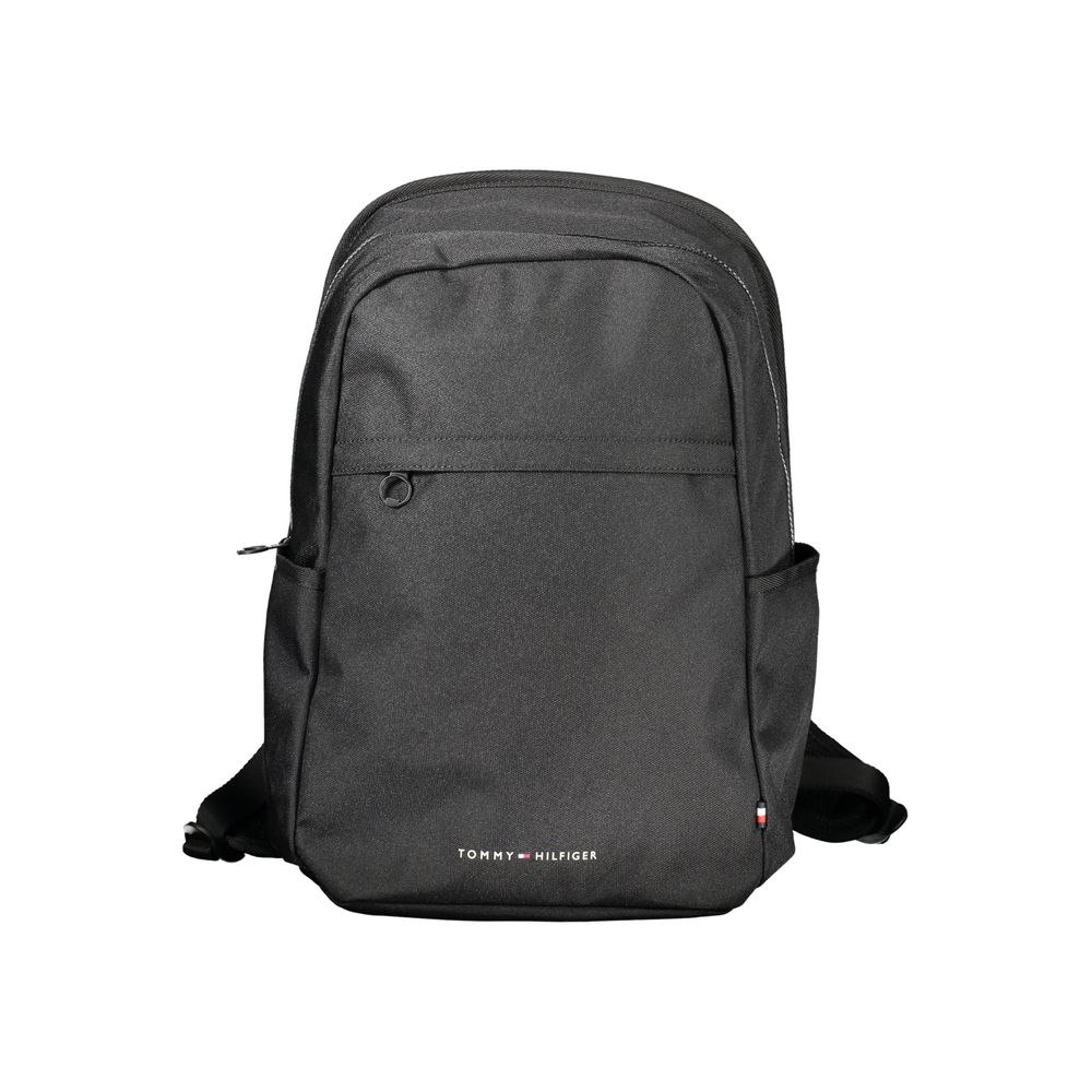 Tommy Hilfiger Black Polyester Backpack