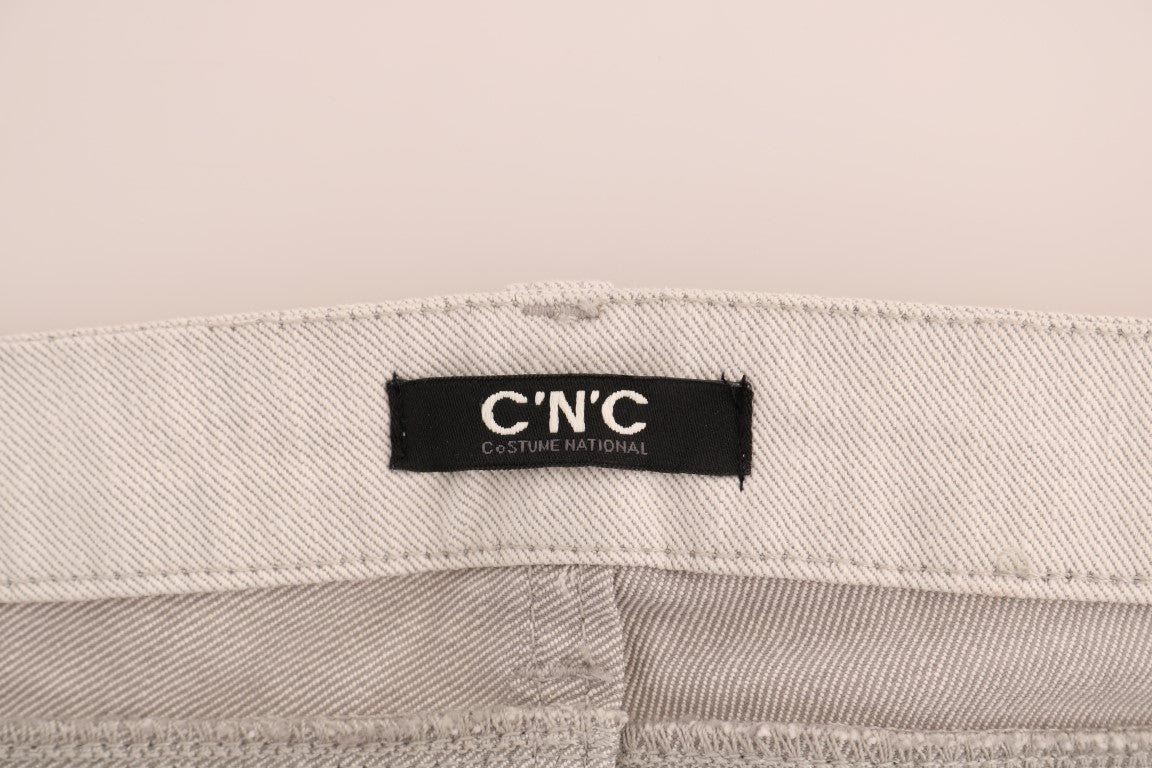 Costume National Chic - Jean slim stretch blanc