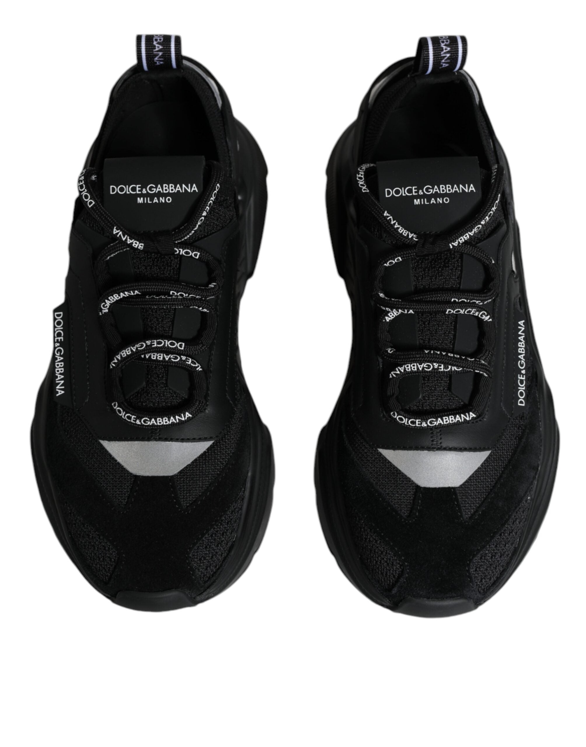 Dolce & Gabbana Black Daymaster Low Top Sneakers Shoes