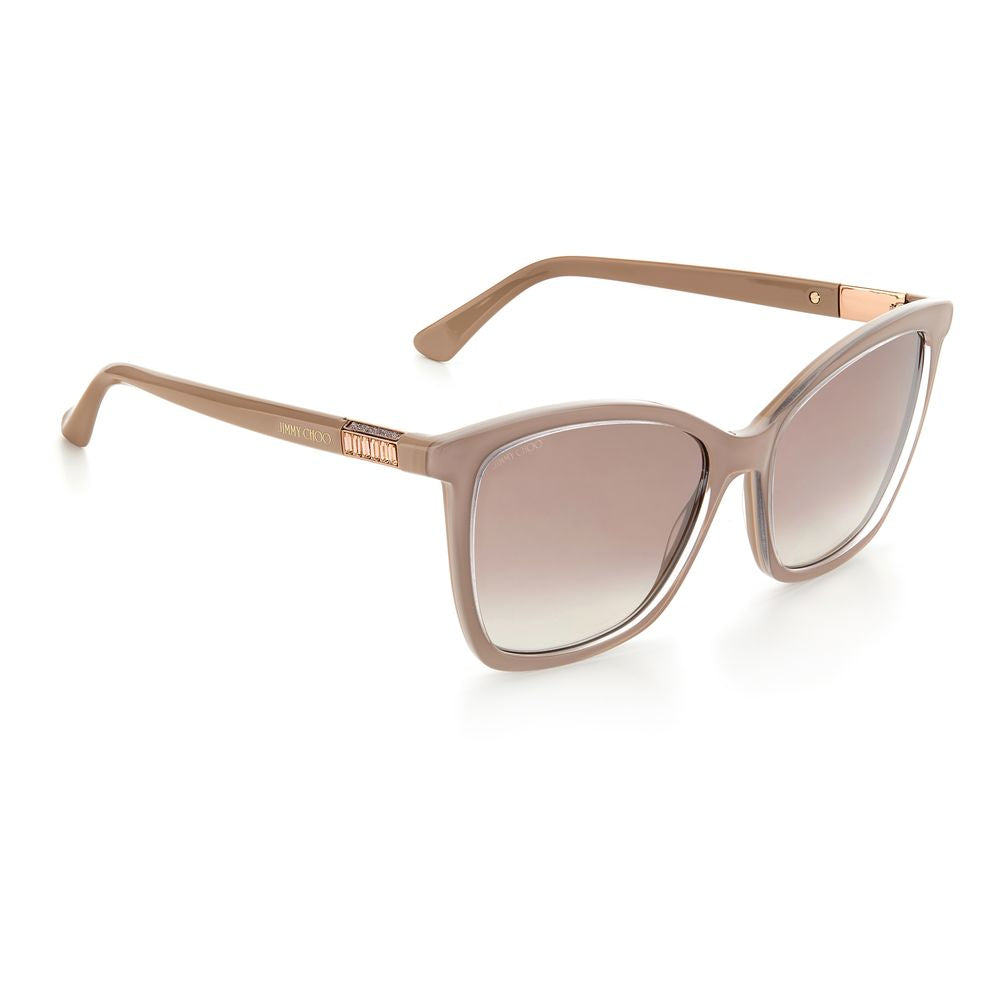 Jimmy Choo Beige Acetate Sunglasses