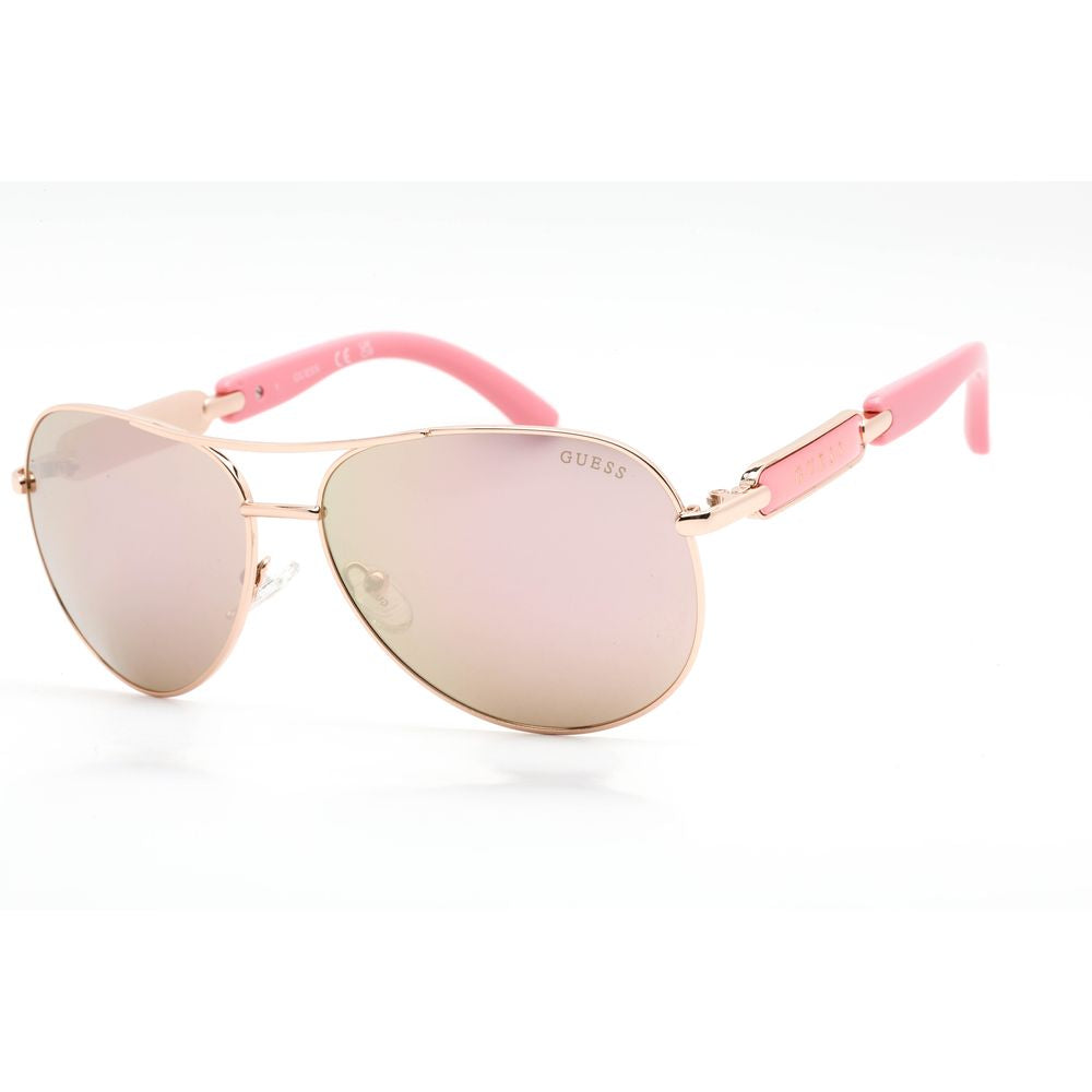 Guess Pink Metal Sunglasses