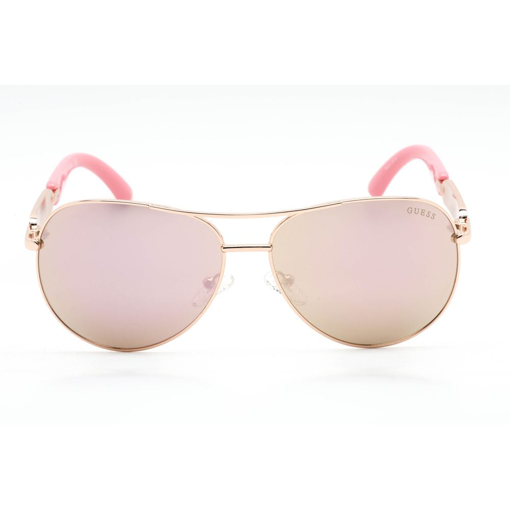 Guess Pink Metal Sunglasses