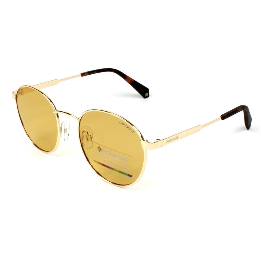 Polaroid Gold Metal Sunglasses