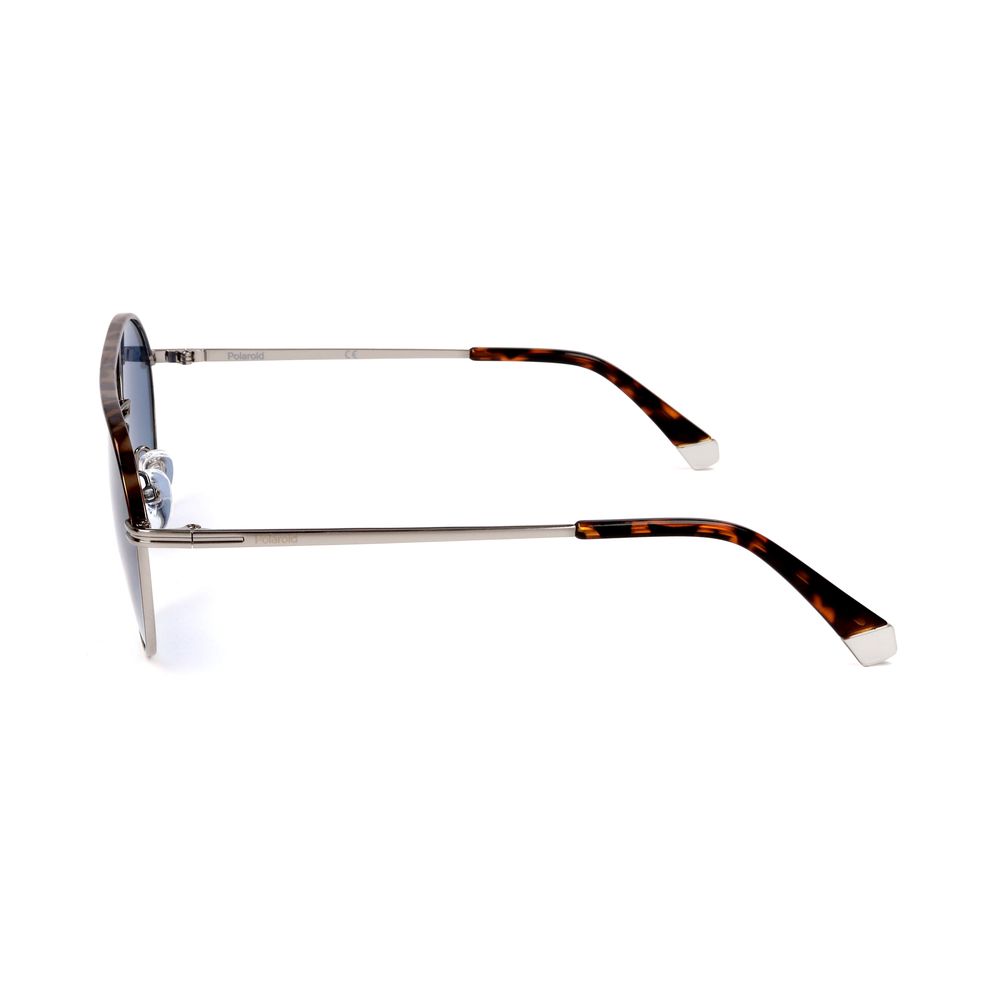 Polaroid Silver Metal Sunglasses