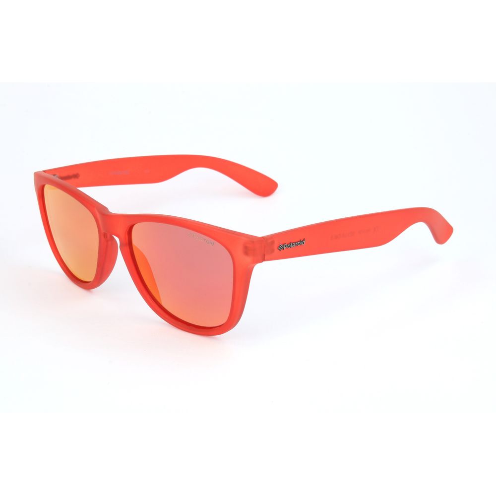 Polaroid Red Plastic Sunglasses