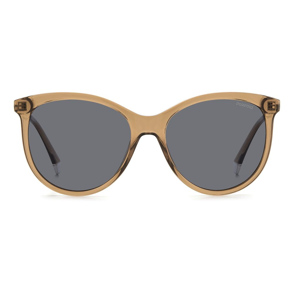 Polaroid Beige Resin Sunglasses