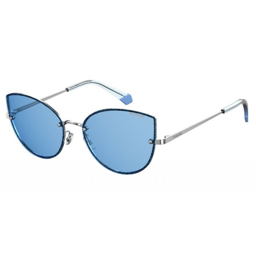 Polaroid Silver Metal Sunglasses