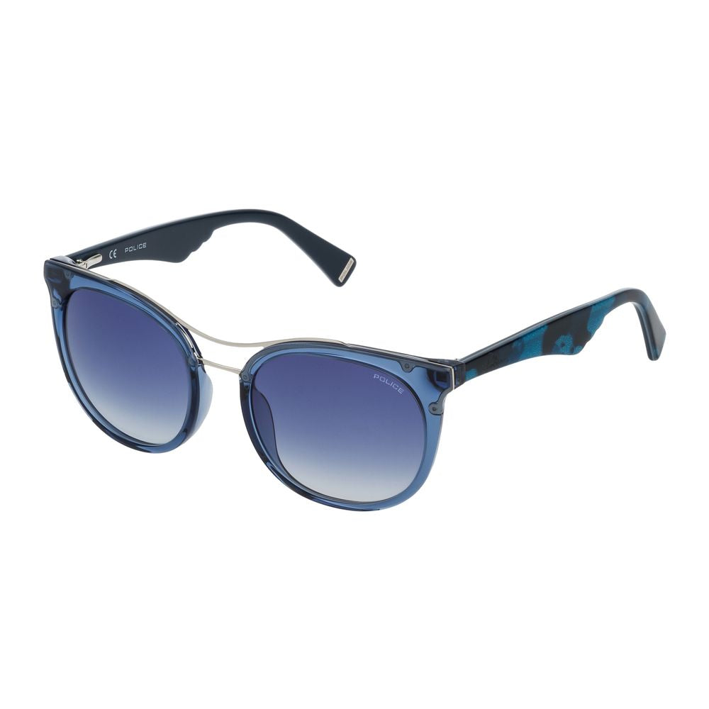 Police Blue Acetate Sunglasses