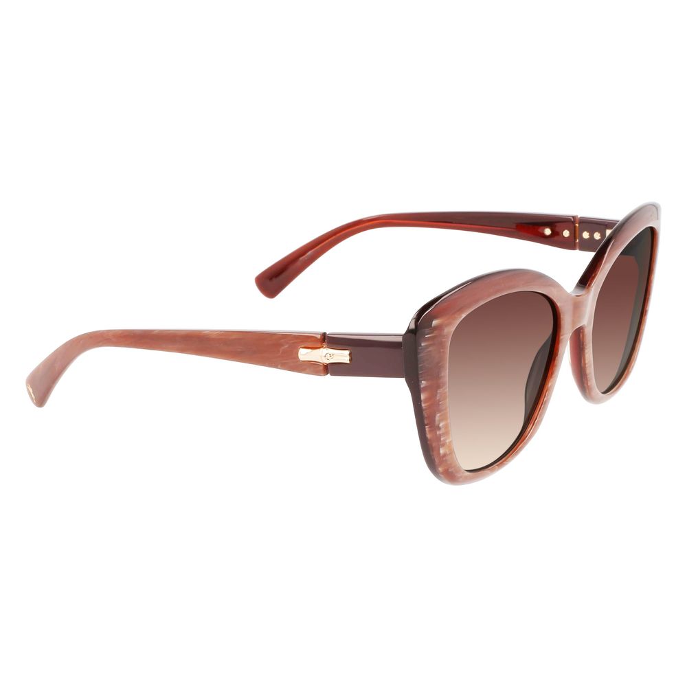 Longchamp Red Acetate Sunglasses