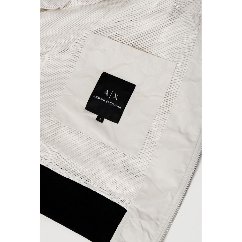 Armani Exchange Cream Polyester Jacket