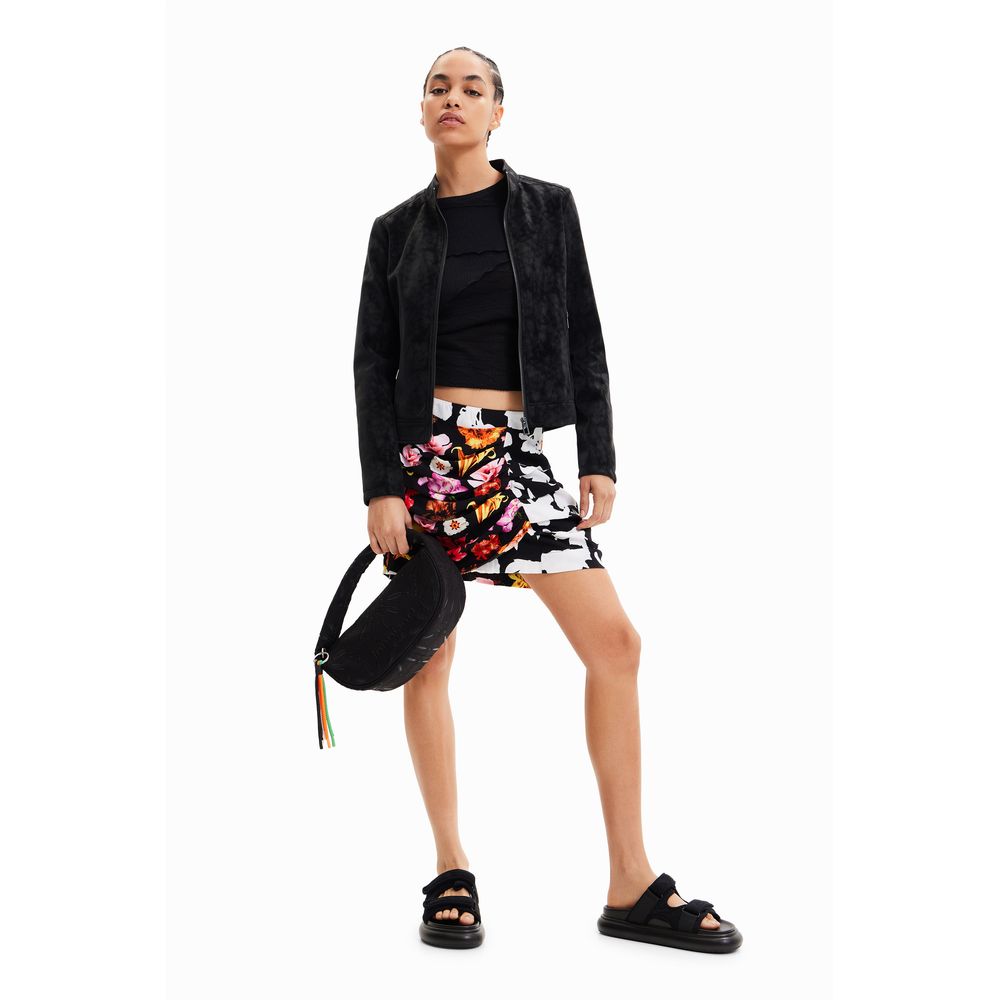 Desigual Black Juta Handbag