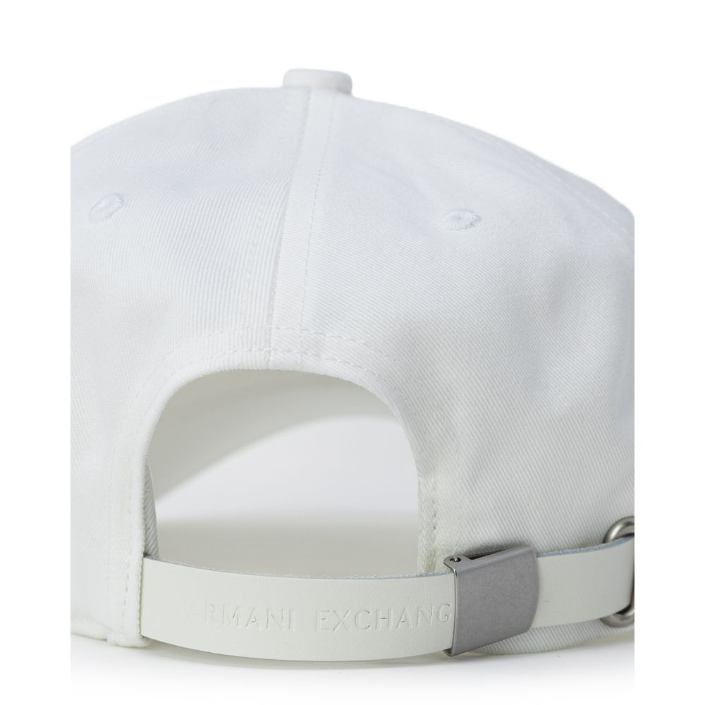 Armani Exchange Cream Cotton Hats & Cap