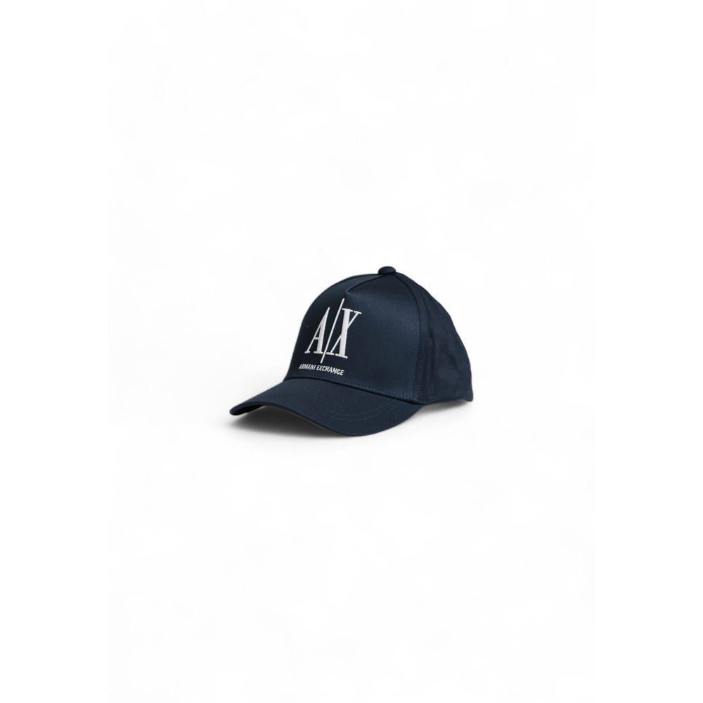 Armani Exchange Blue Cotton Hats & Cap