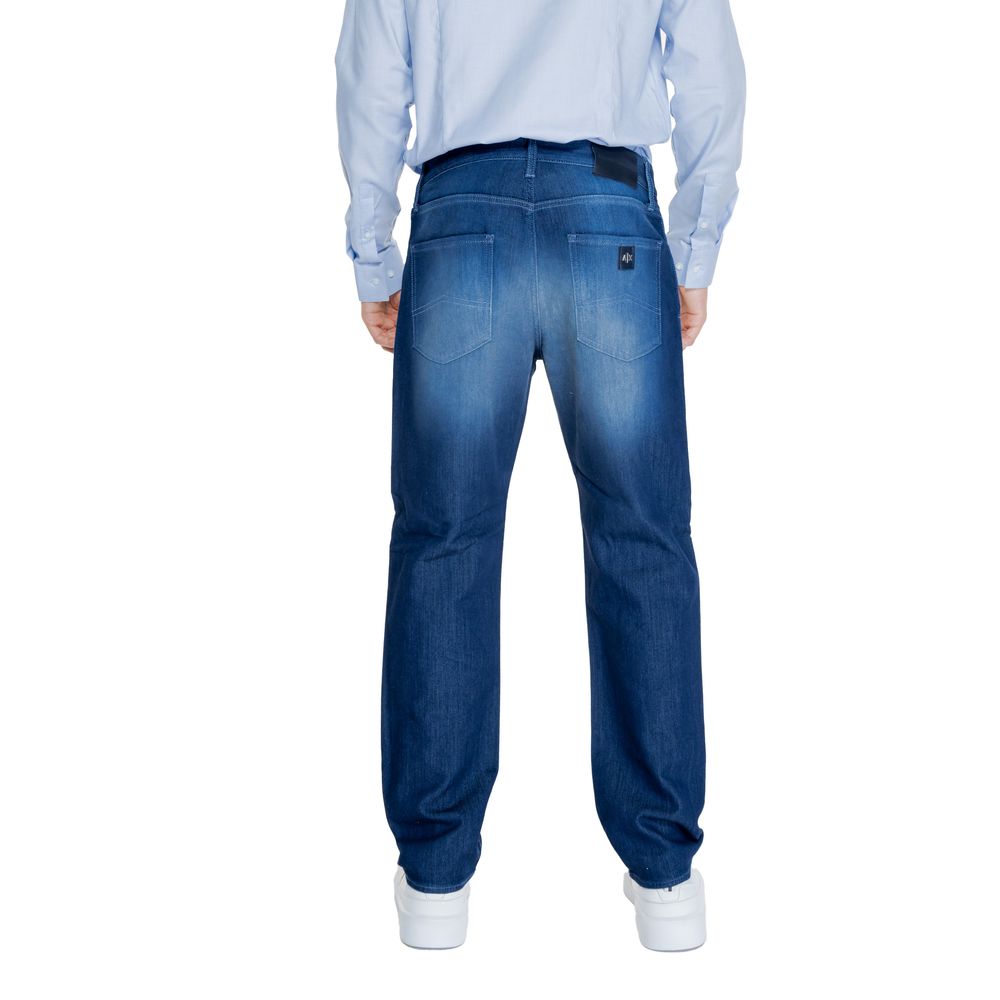 Armani Exchange Blue Cotton Jeans & Pant