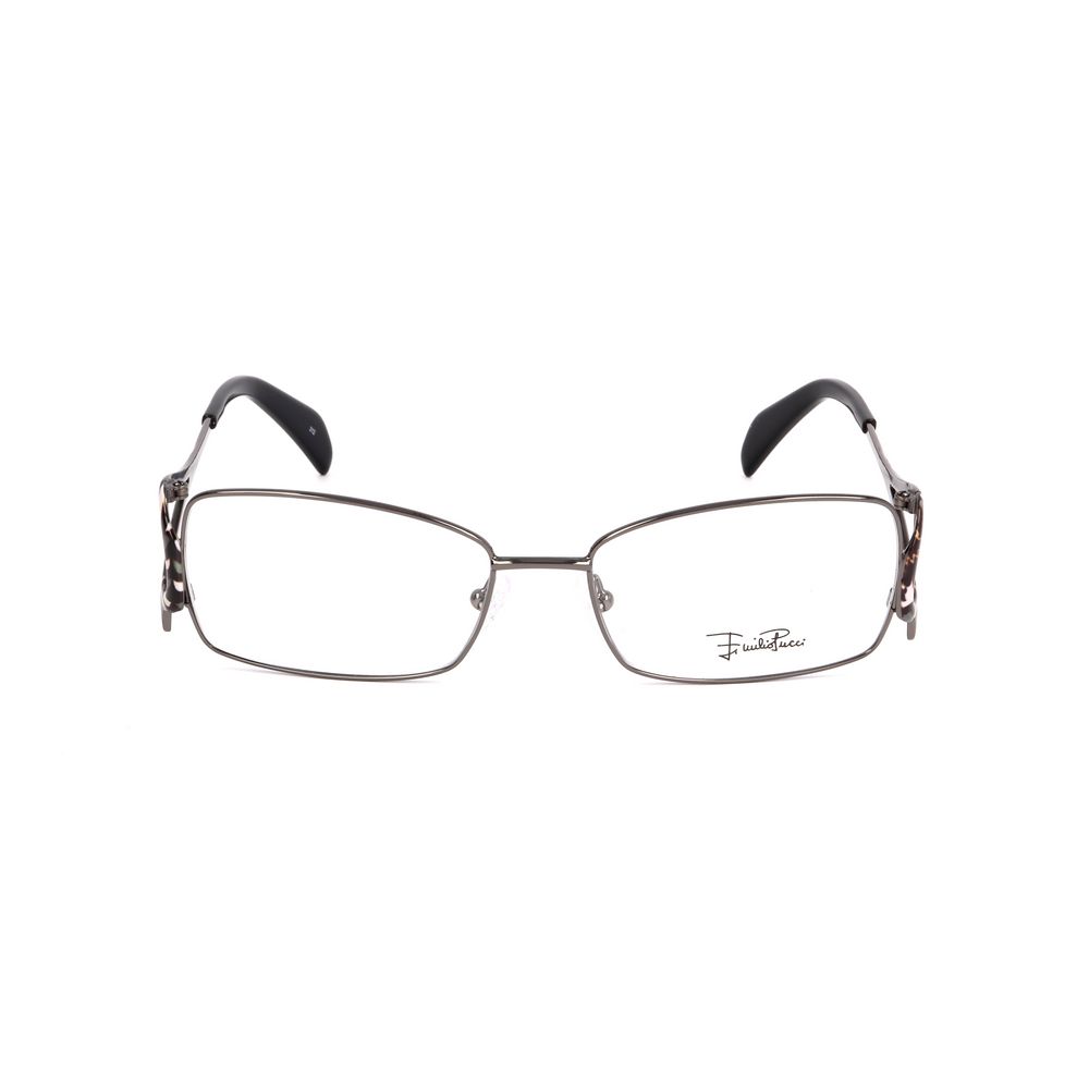 Emilio Pucci Gray Metal Frames