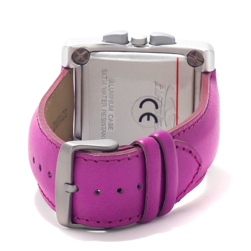 Chronotech Purple Leather Watch