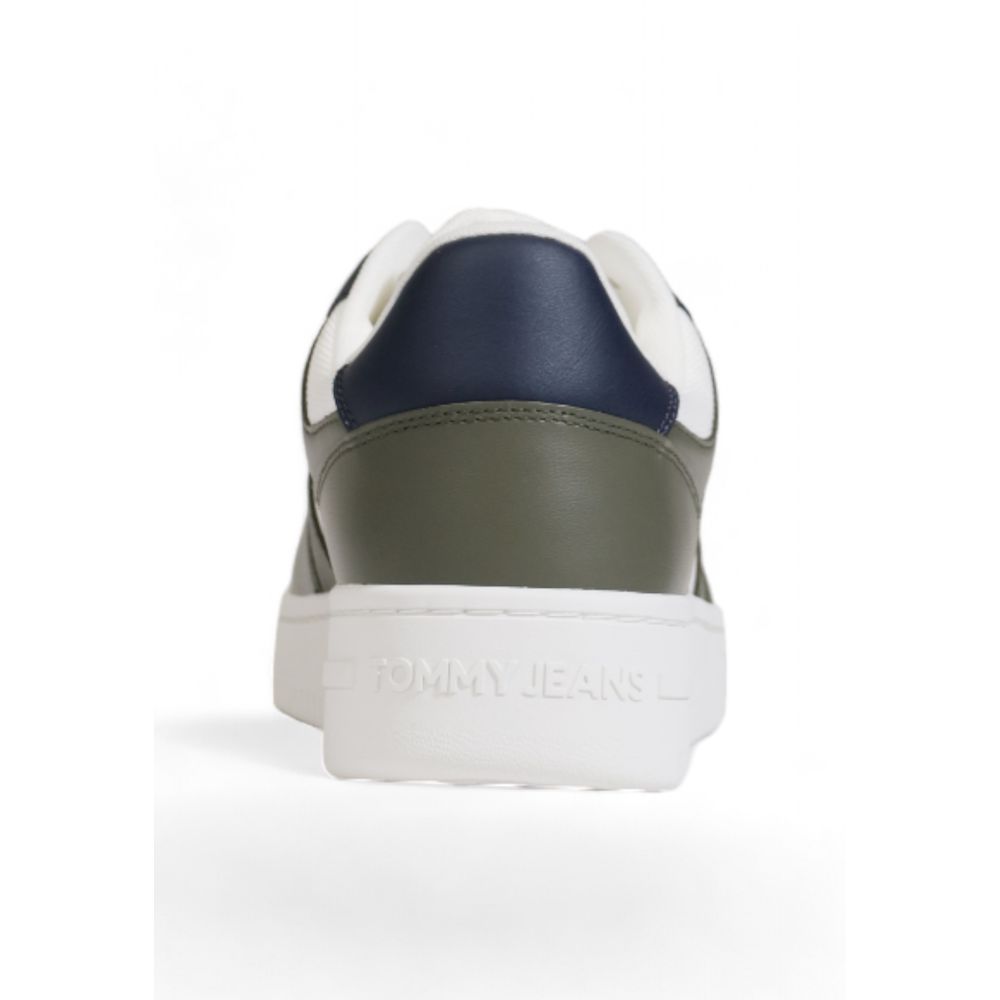 Tommy Hilfiger Green Leather Sneaker