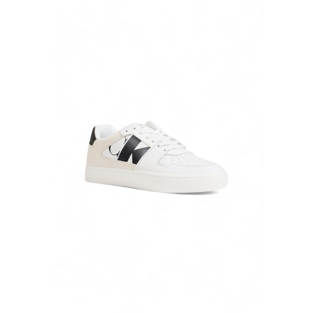 Calvin Klein Jeans Black And White Suede Sneaker