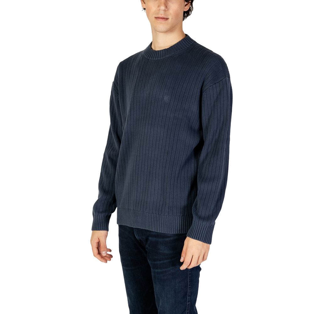 Calvin Klein Jeans Blue Cotton Sweater