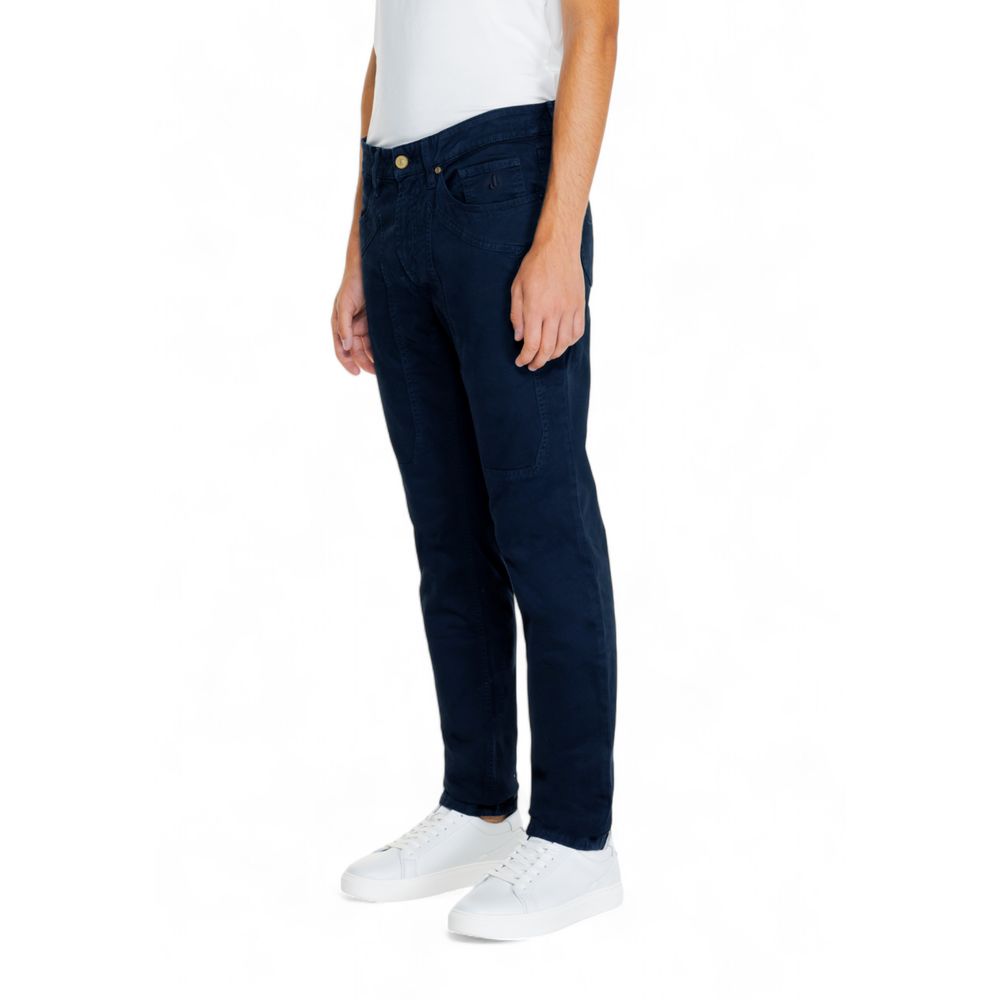 Jeckerson Blue Cotton Jeans & Pant