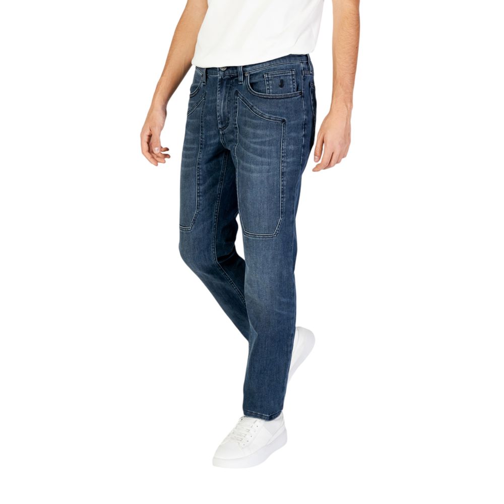 Jeckerson Blue Cotton Jeans & Pant