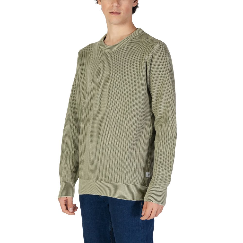 Gas Green Cotton Sweater