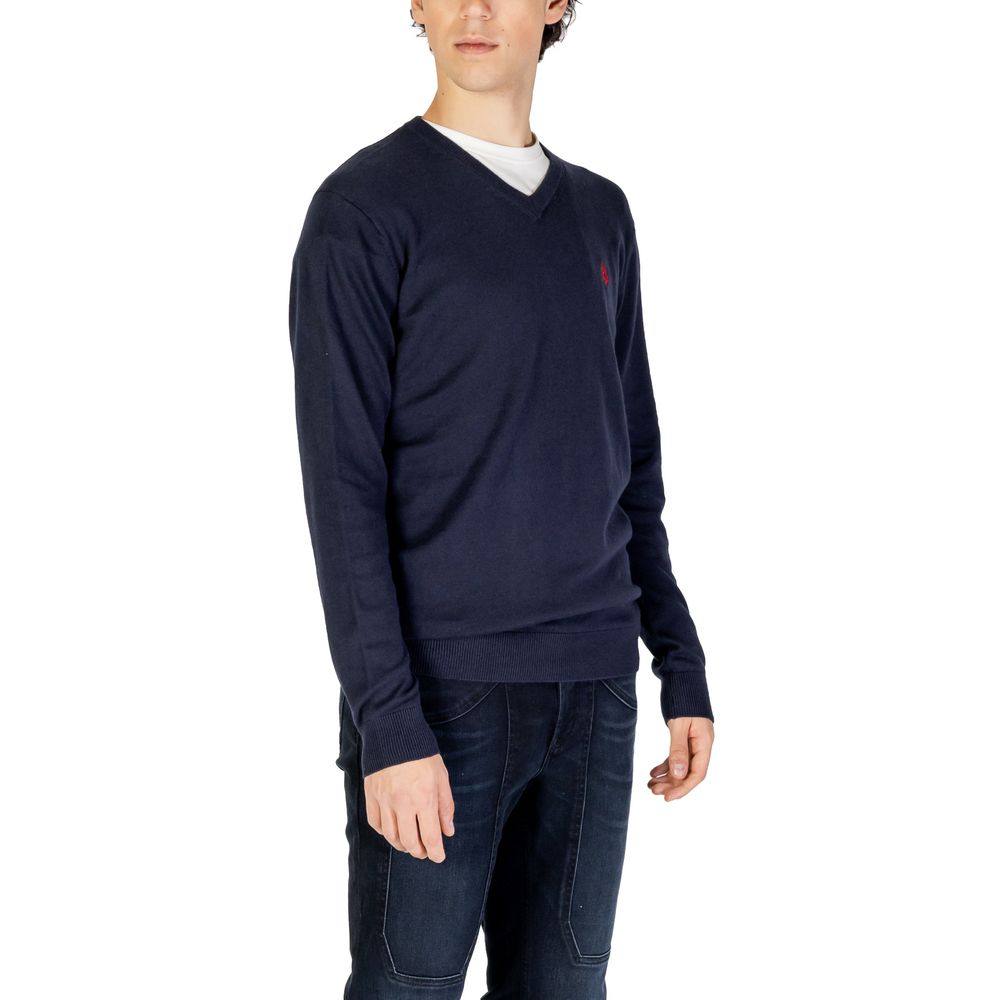 U.S. POLO ASSN. Blue Cotton Sweater