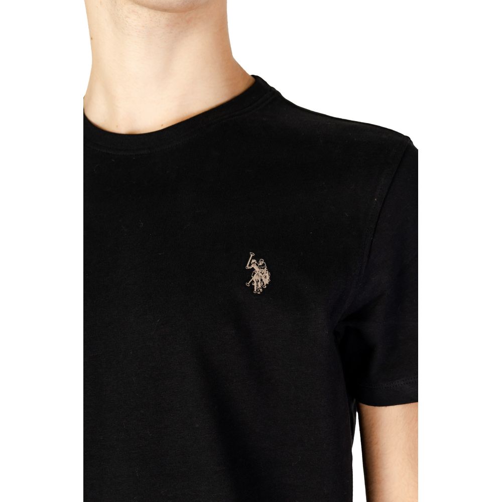 U.S. POLO ASSN. Black Cotton T-Shirt