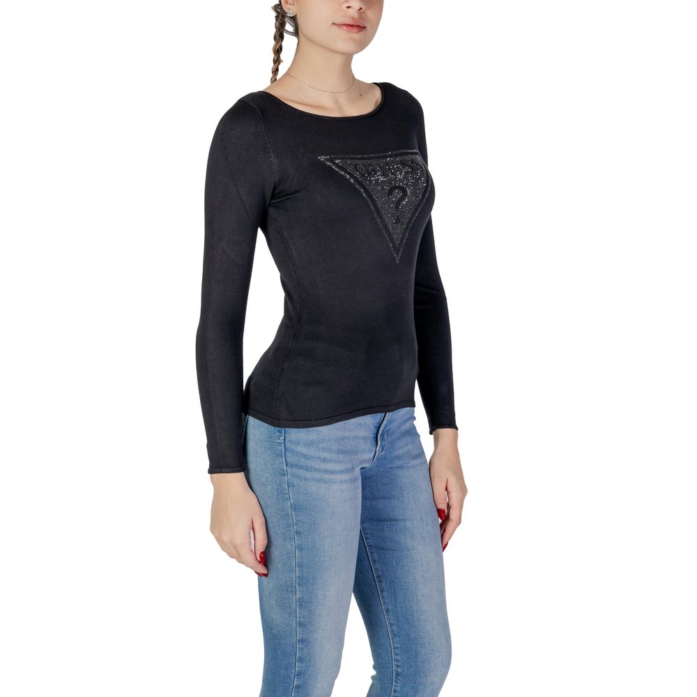 Guess Black Viscose Tops & T-Shirt