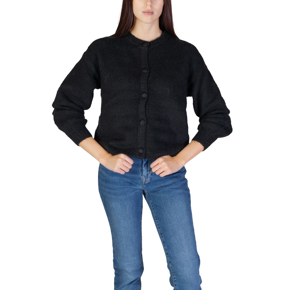 Only Black Recycled Polyester Cardigan