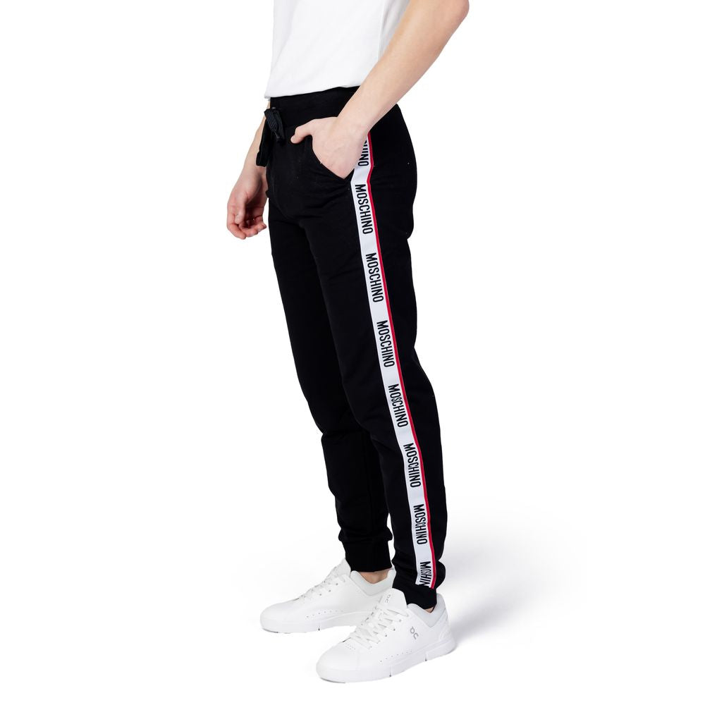 Moschino Black Cotton Jeans & Pant