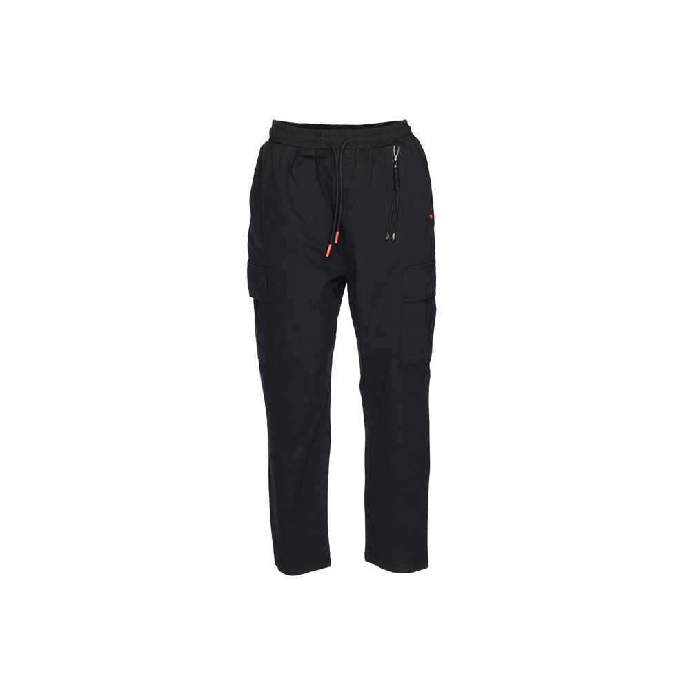 Gianni Lupo Black Cotton Jeans & Pant