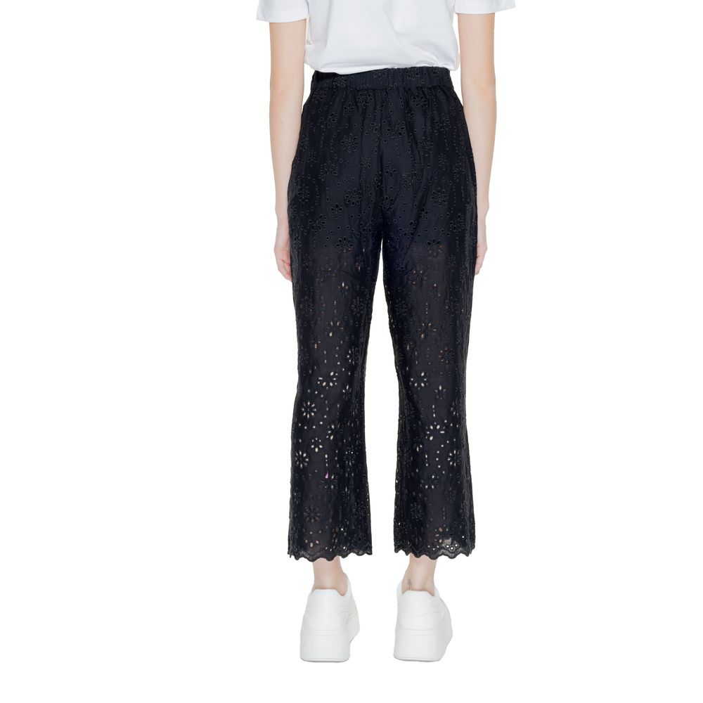 Morgan De Toi Black Viscose Jeans & Pant