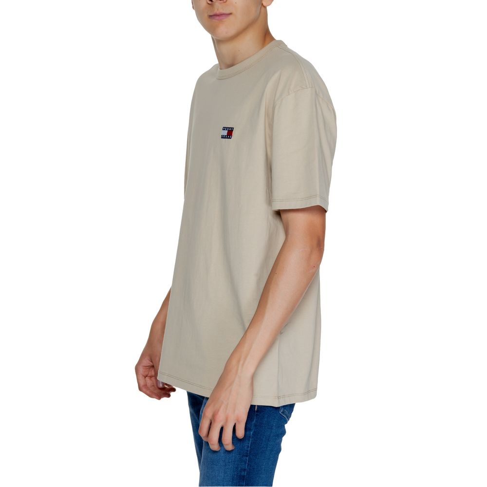 Tommy Hilfiger Jeans Gold Cotton T-Shirt