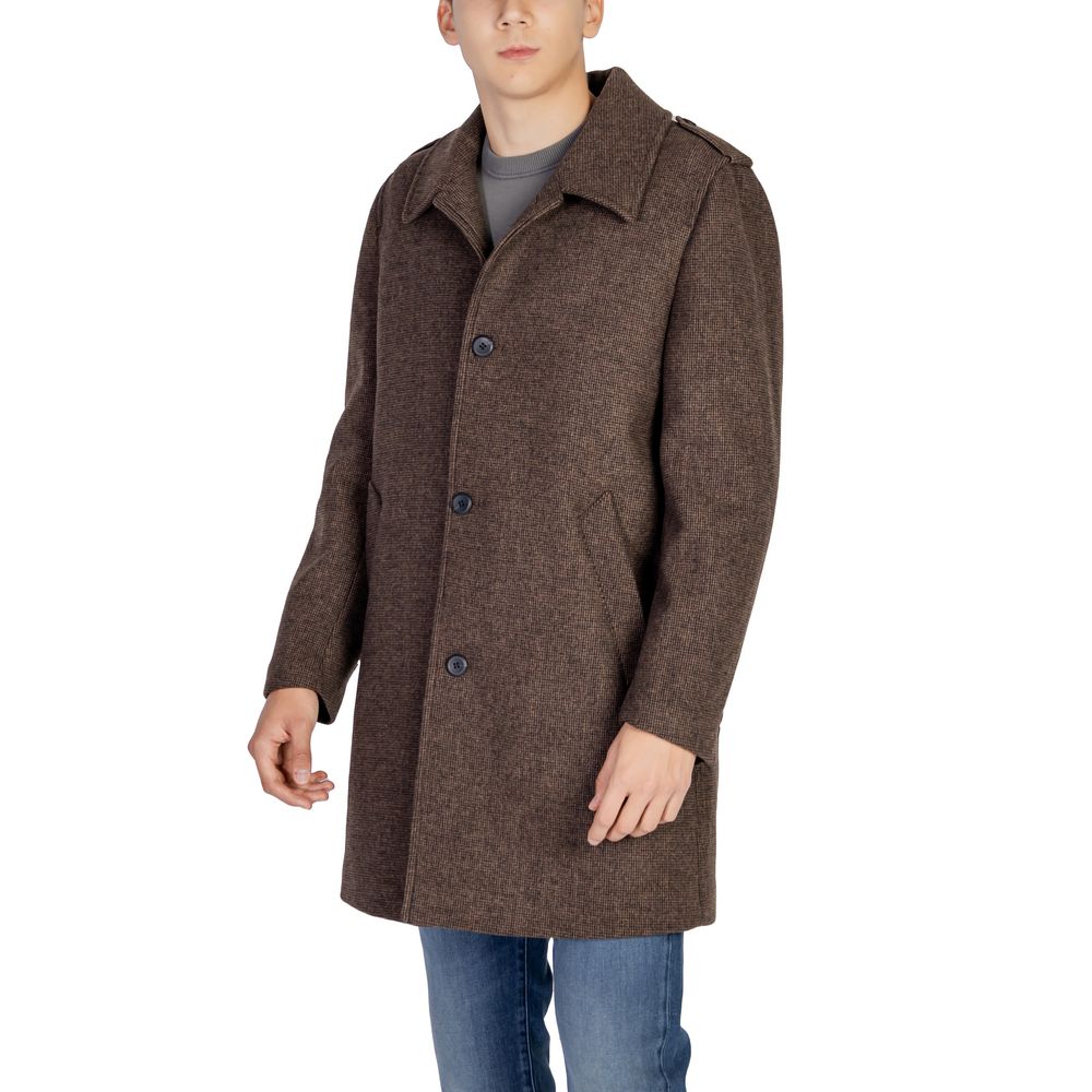 Antony Morato Brown Wool Jacket