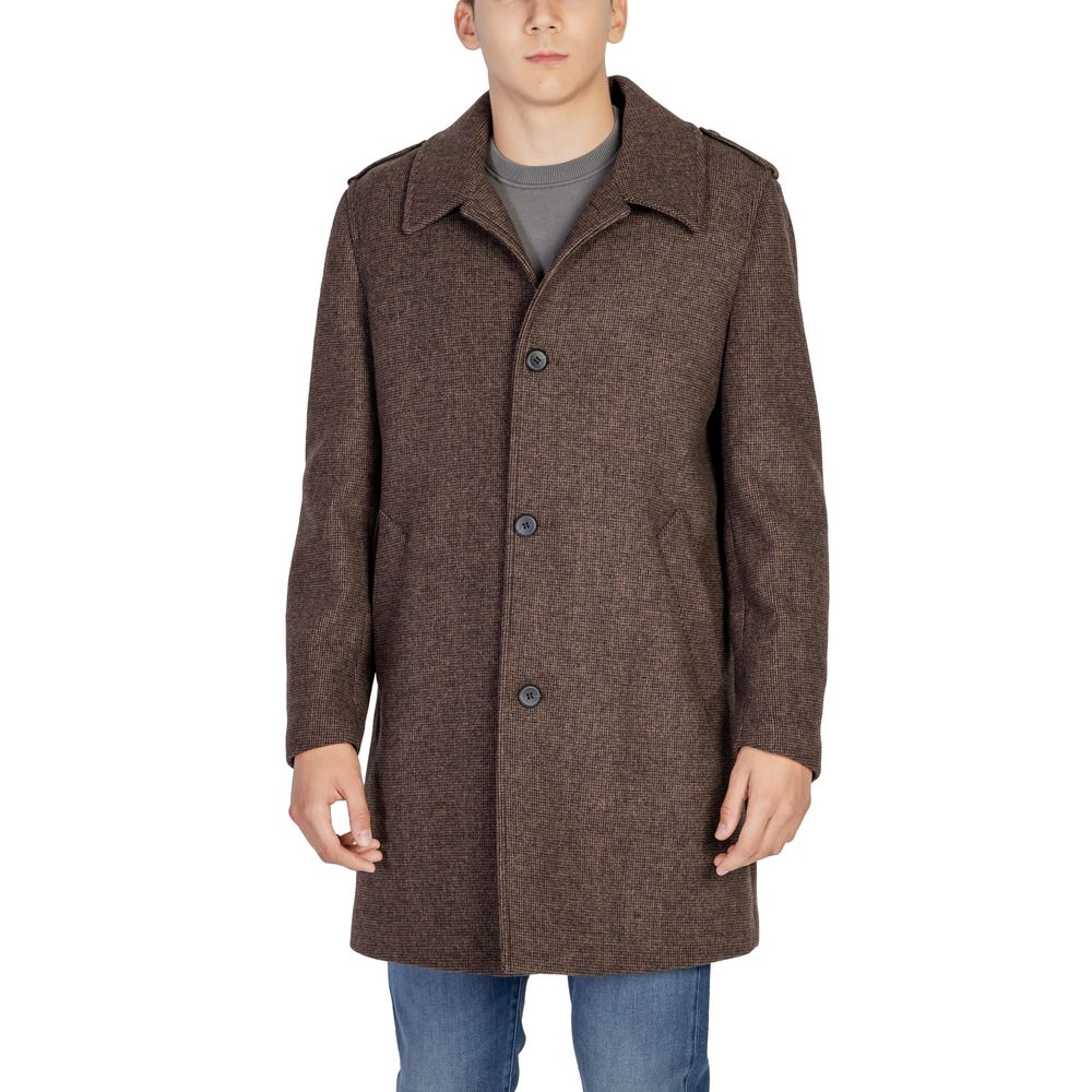 Antony Morato Brown Wool Jacket