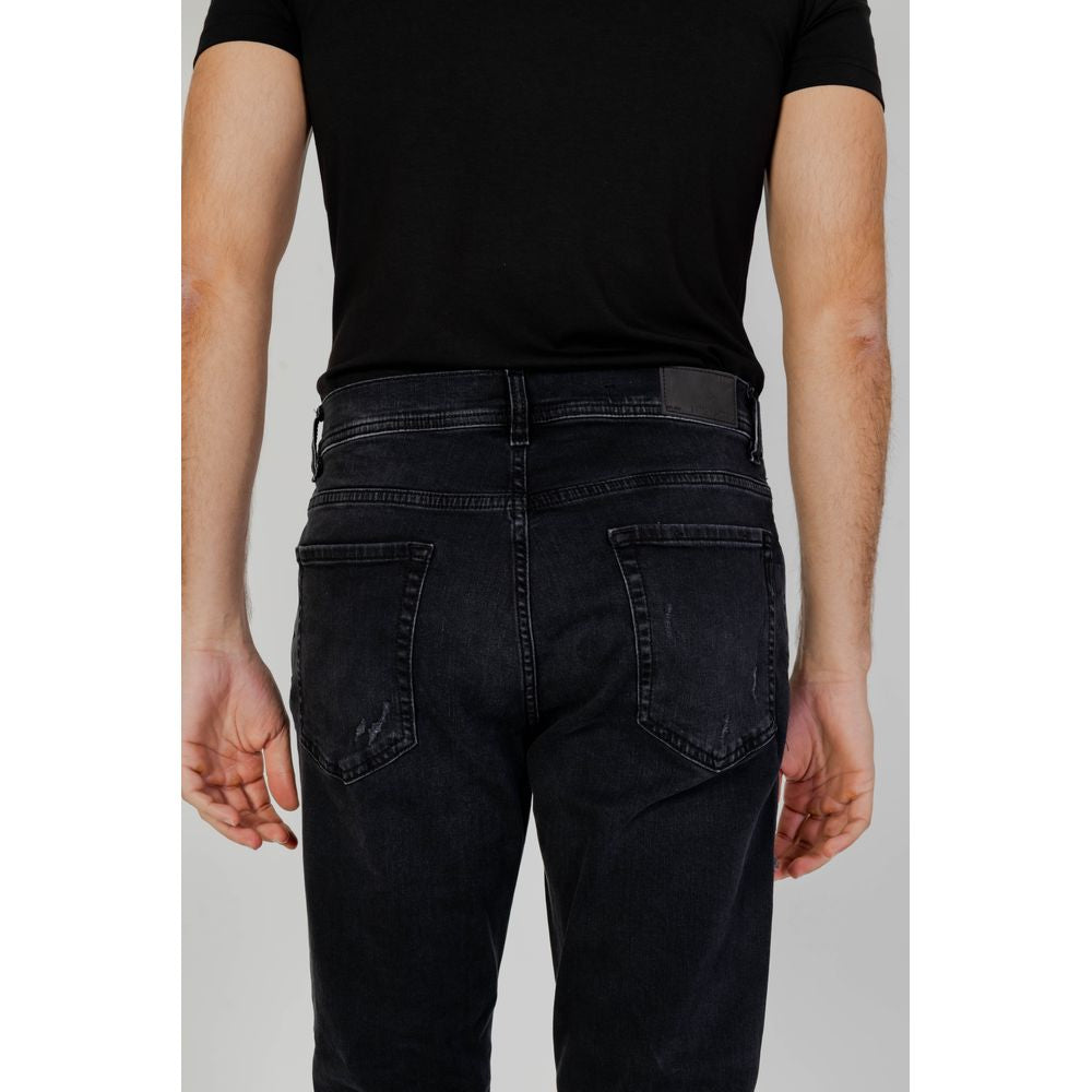 Antony Morato Black Cotton Jeans & Pant