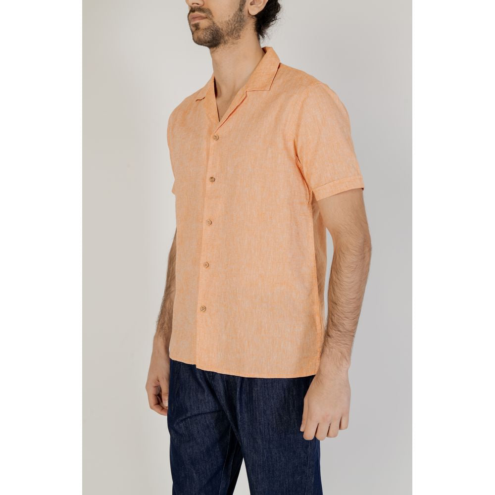 Hamaki-Ho Orange Linen Shirt