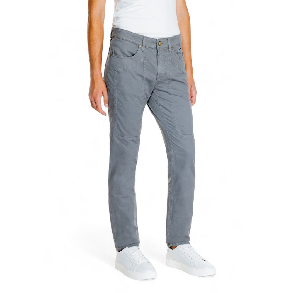 Jeckerson Gray Cotton Jeans & Pant